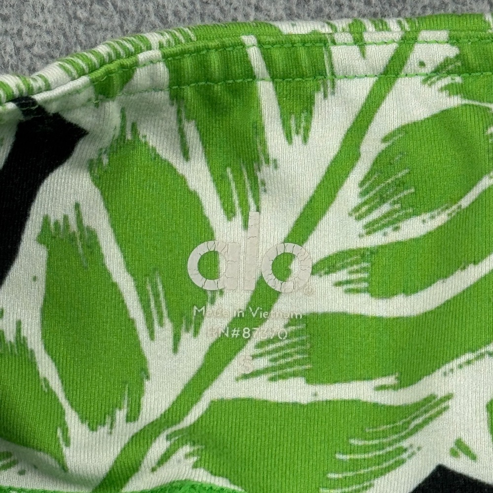 Alo Yoga Leggings Women Small Green Airbrush 29"‎ Tropical Palm Spring Training - Picture 3 of 14